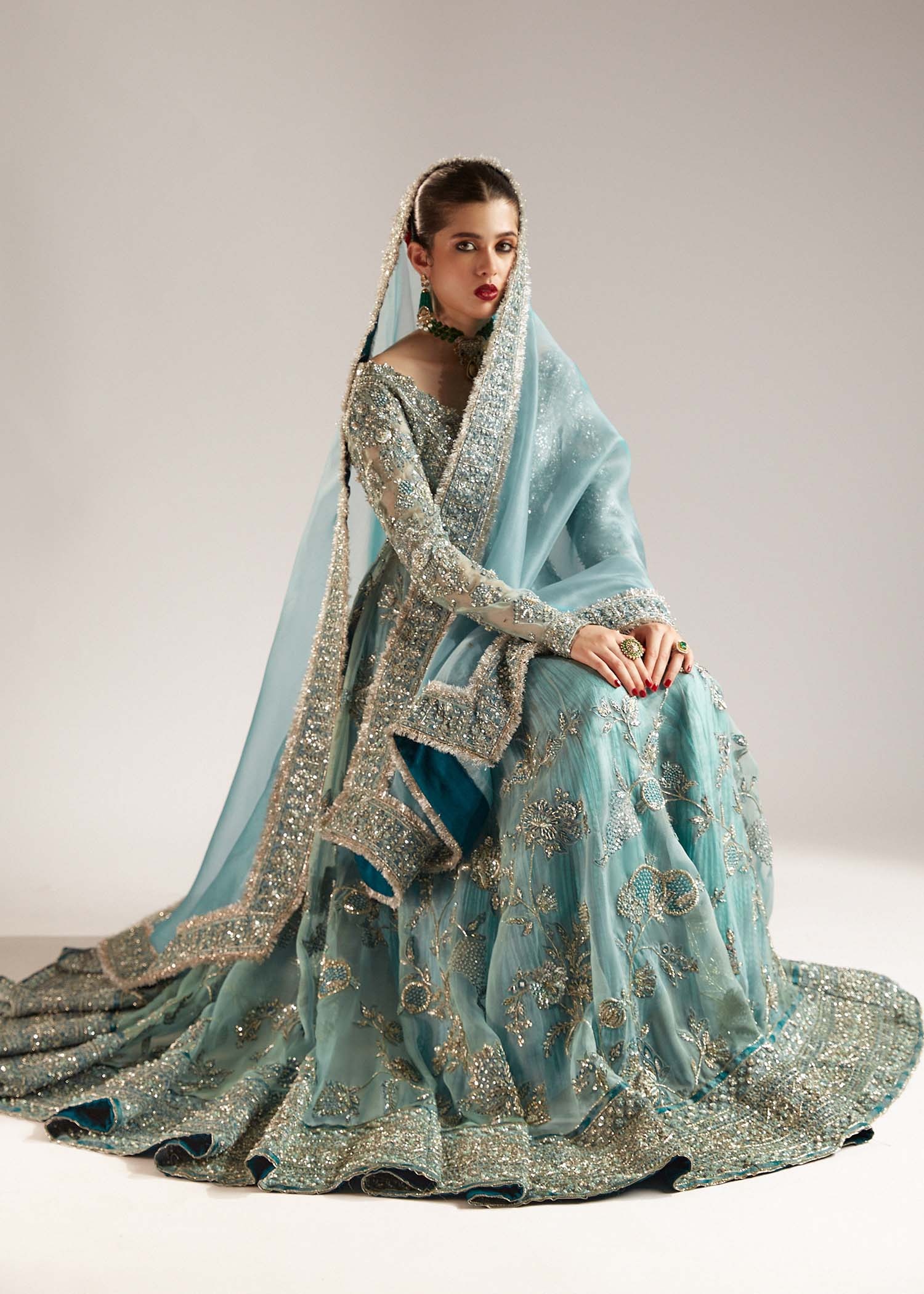 FK ASTRA pakistani fashion outfit with coordinated formal styling.